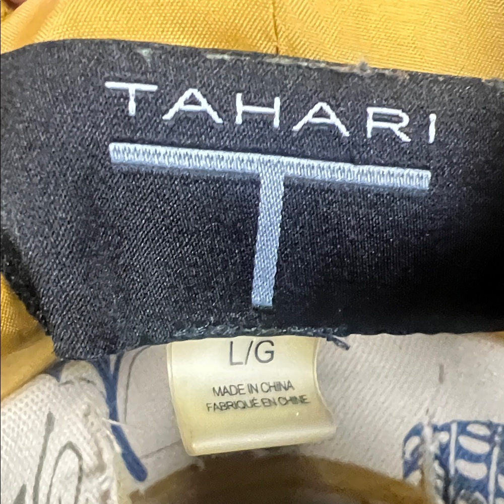 Tahari Mustard Open-Front Blazer Jacket - Picture 2 of 8